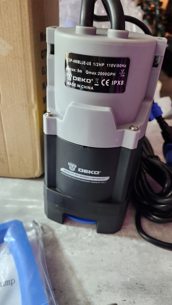 water transfer pump clean/dirty water - photo 2