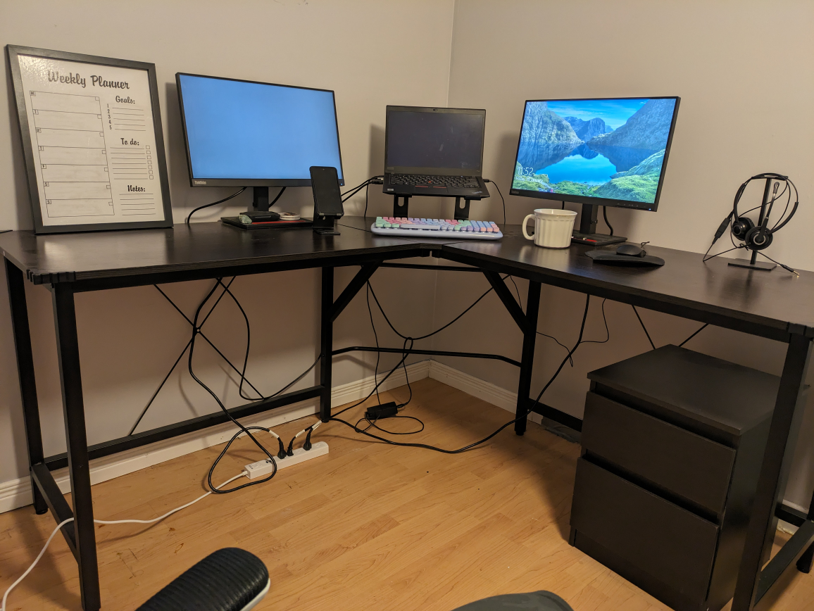 L Shaped Desk 59x59 inch - photo 2