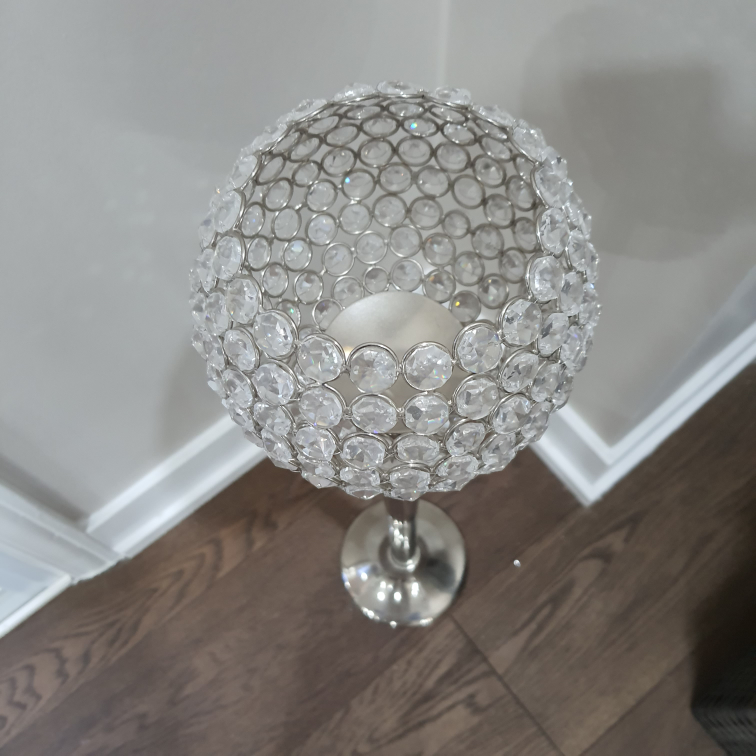 Elegance  sparkle crystal ballcandle  holders - photo 4