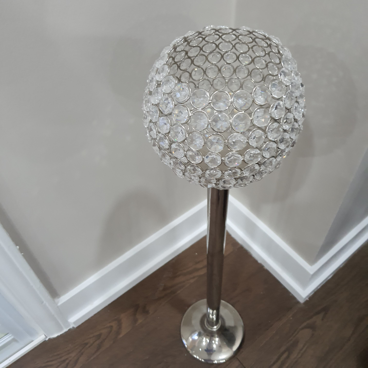 Elegance  sparkle crystal ballcandle  holders - photo 5