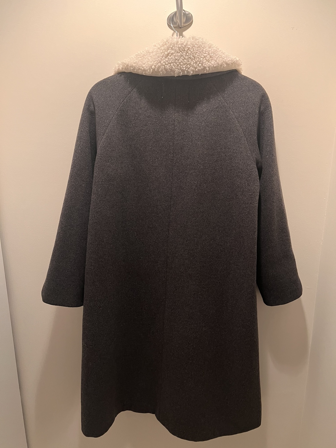 Gray wool Coat image indicator(2)