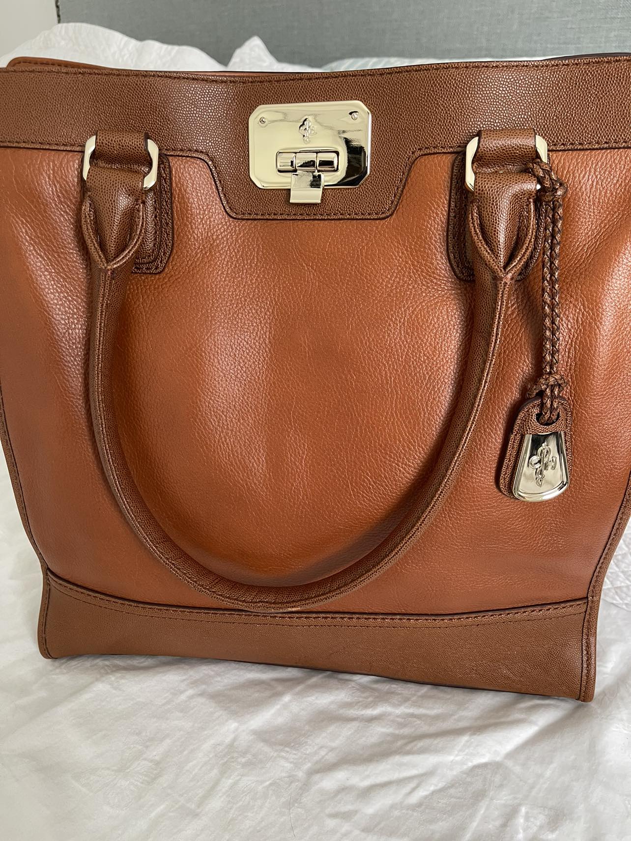 Cole Haan Tote Hand Held Leather Bag - photo 2