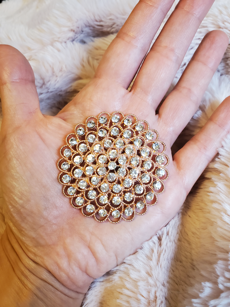 ❗️REDUCED❗️Rose Gold Plated Brooch Pin Costume Jewelry image indicator(4)