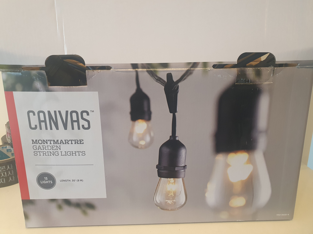 Garden string lights