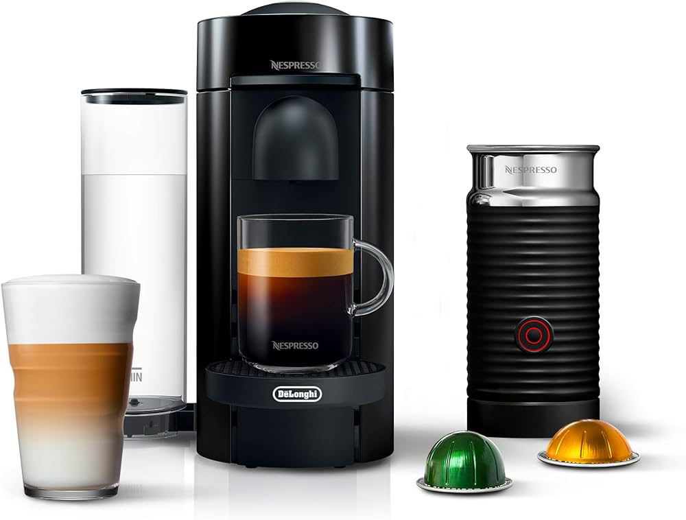 Nespresso VertuoPlus Coffee Machine with Milk Frother