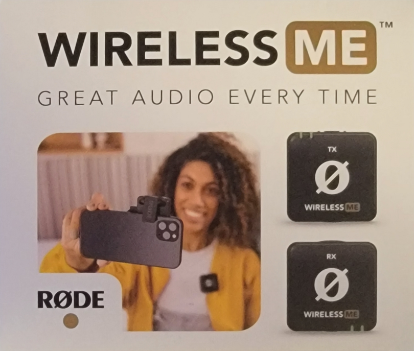 Rode Wireless Me Microphone, Non Negotiable!