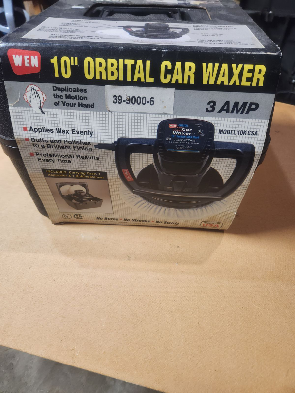 10 inch orbital car waxer