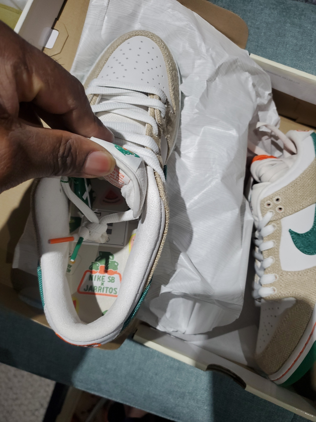 nike dunk jarriots  ds og all size 9 - photo 2