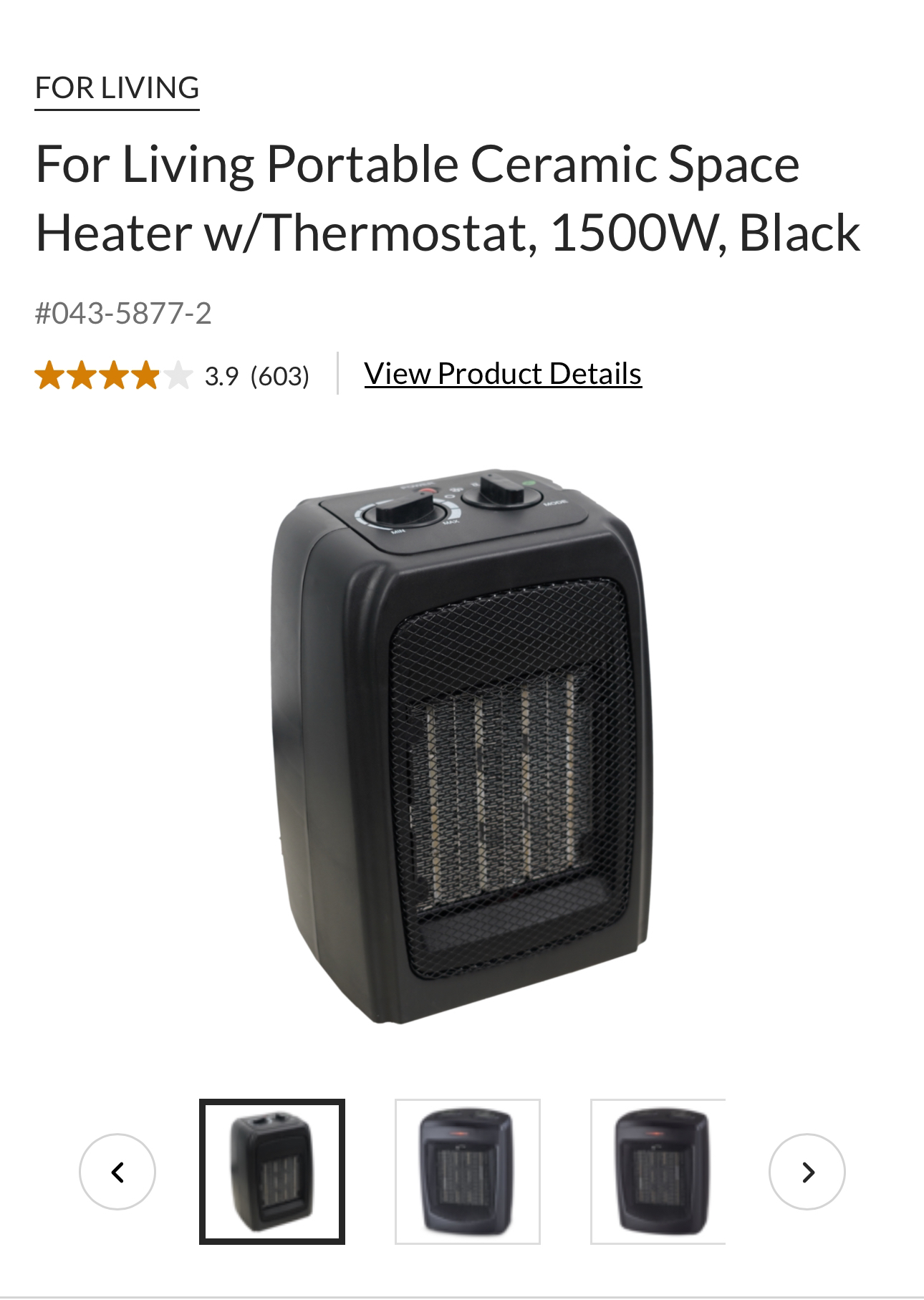 Moving Out Sale!!! Ceramic Heater - photo 3