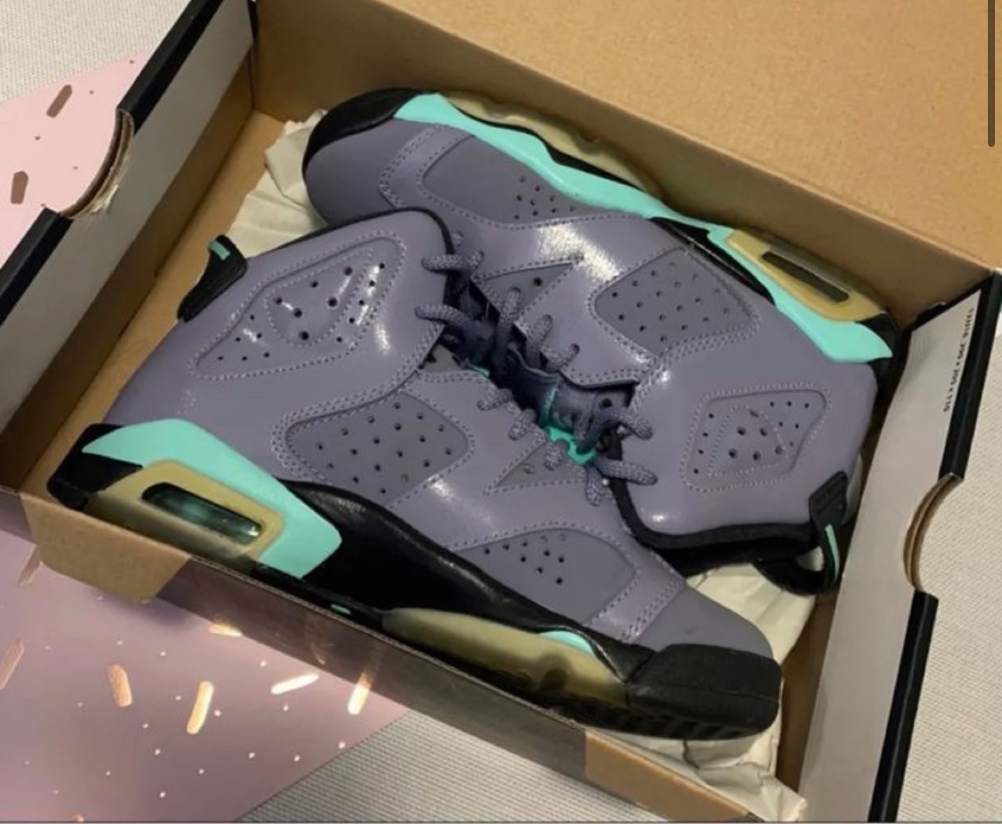 AIR JORDAN 6 RETRO GG 'IRON PURPLE - photo 2