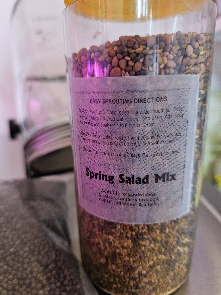 sprouting jars and seeds - photo 4