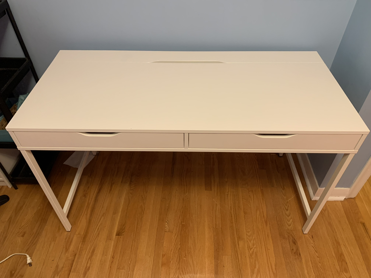 Ikea White Desk with two drawers