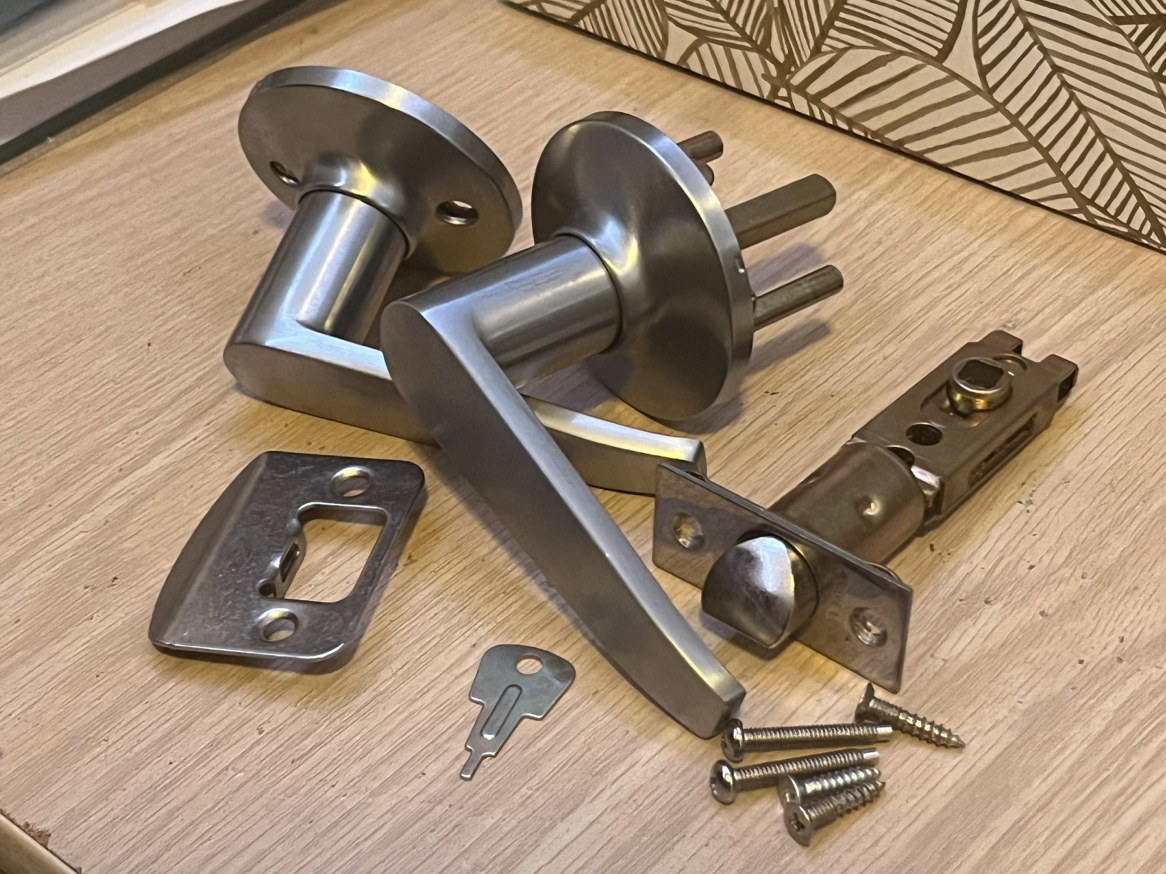 Silver hardware Door handle - photo 3