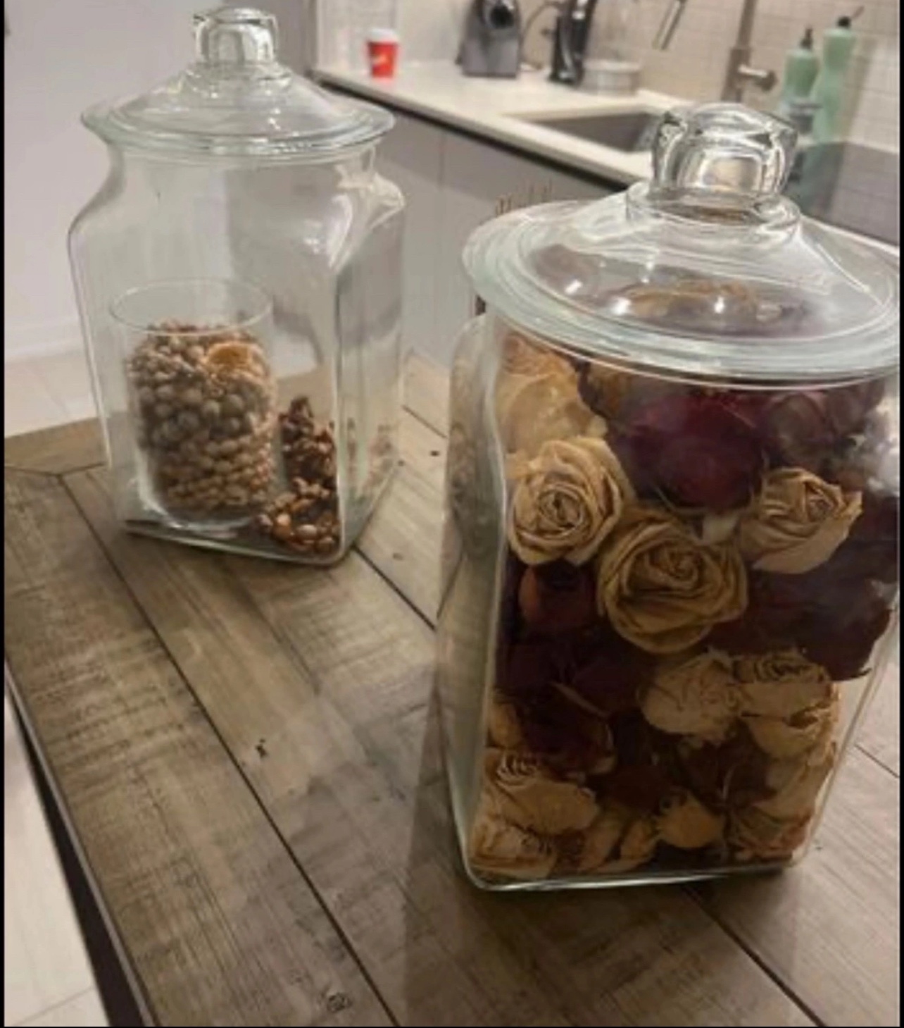 🧡 living room Decor Large flower jars (2) - photo 2