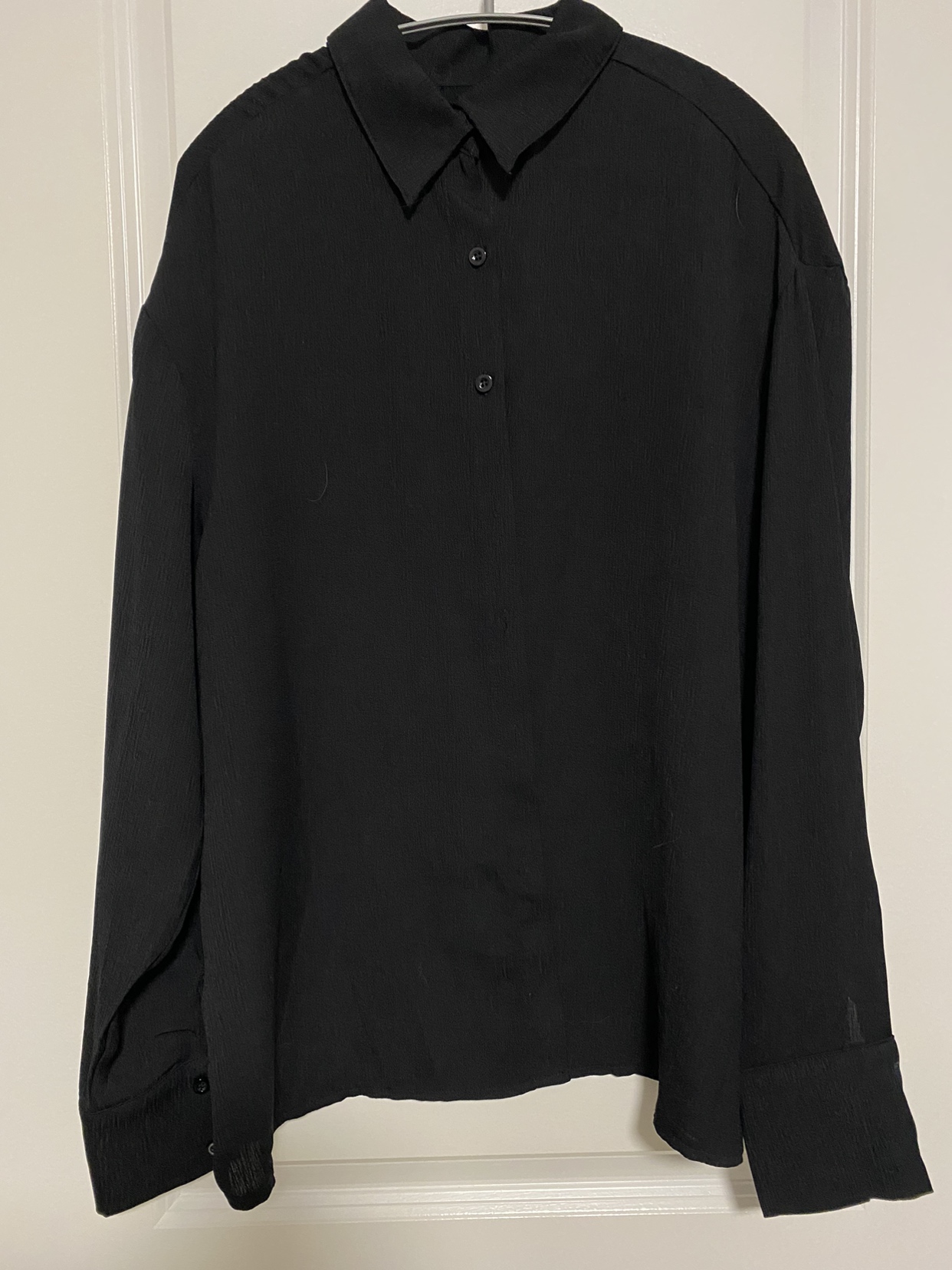 NEW Black Soft Button Up thumbnail