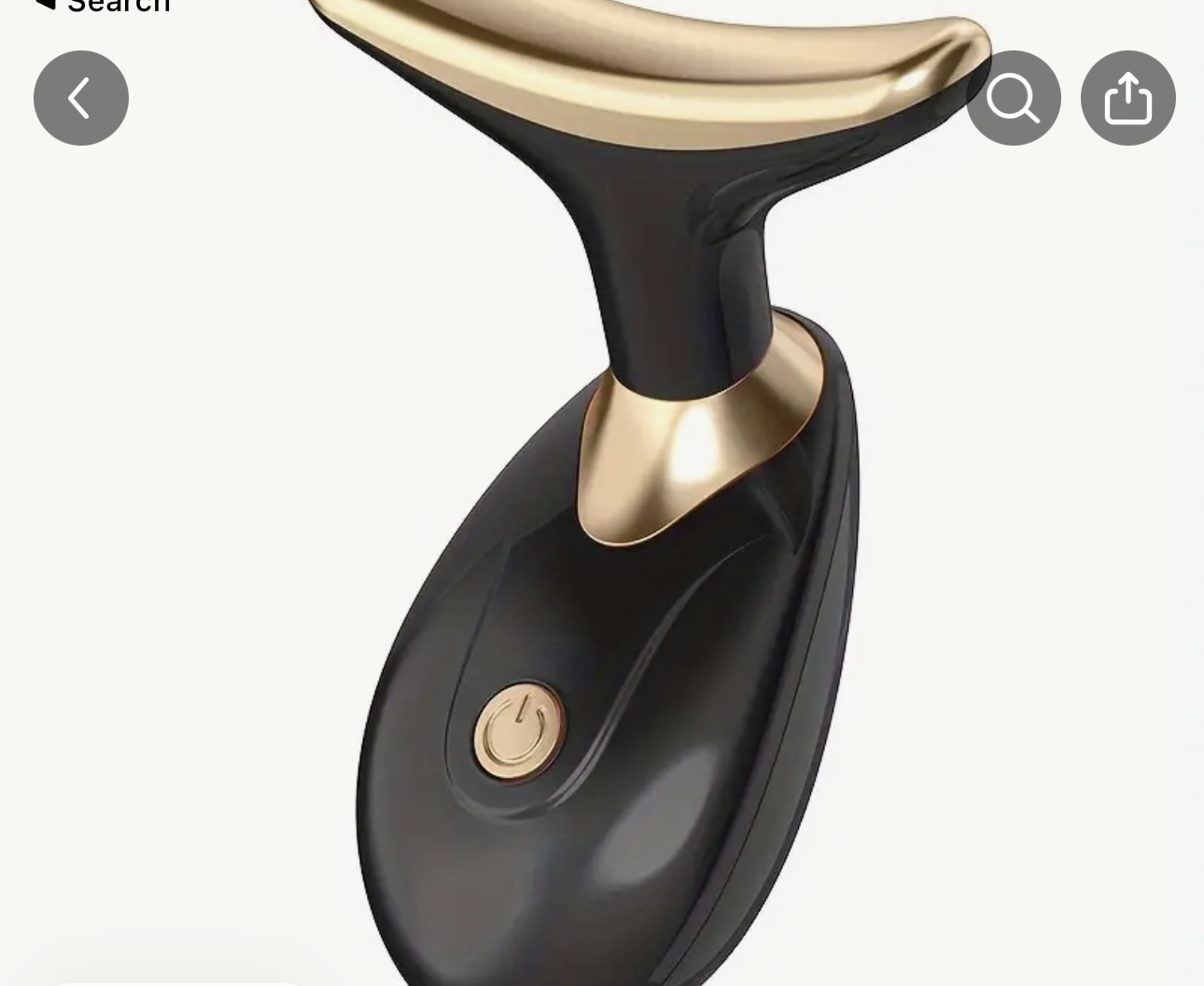 Color black , Massager, Facial V-face skin massager