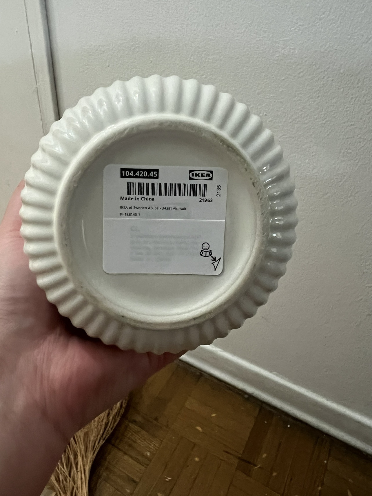 Ikea Stilren Vase in White - photo 3