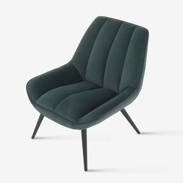 Emerald Green Lounge Chair | Accent Chair - photo 3
