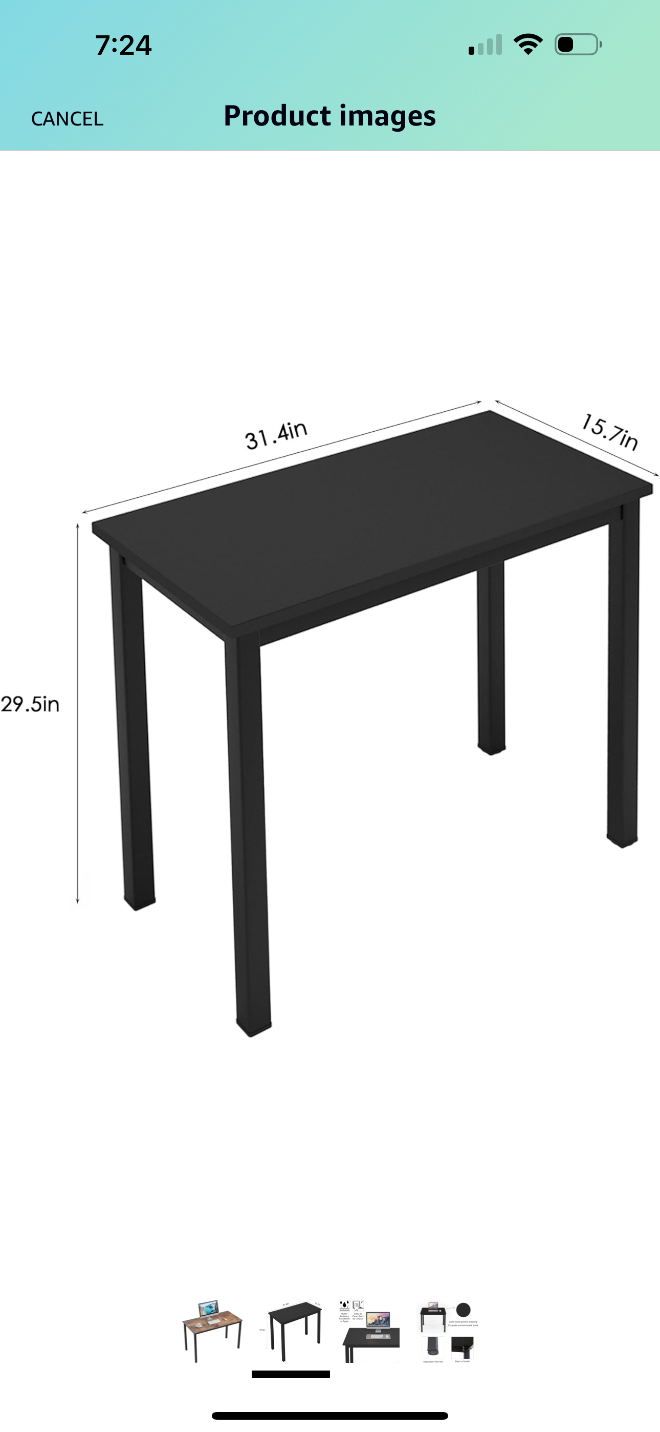Table and office chair for sale