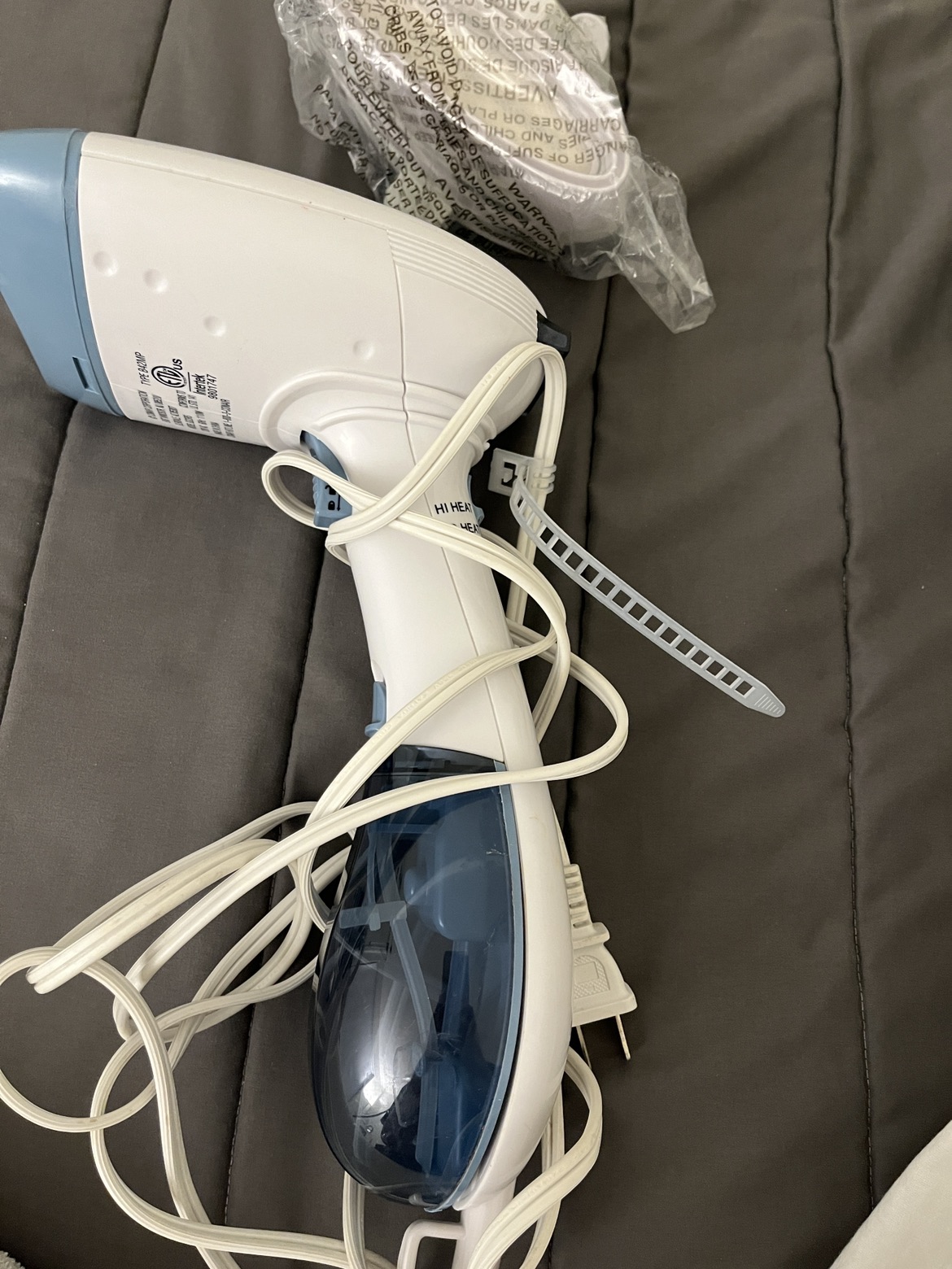 Conair Handheld Garment Steamer for Clothes,