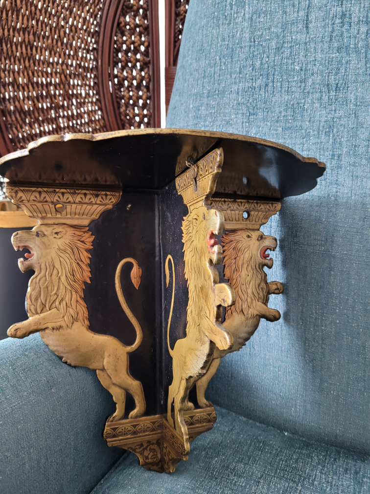 Regal Antique Half Moon Wall Shelf - photo 2
