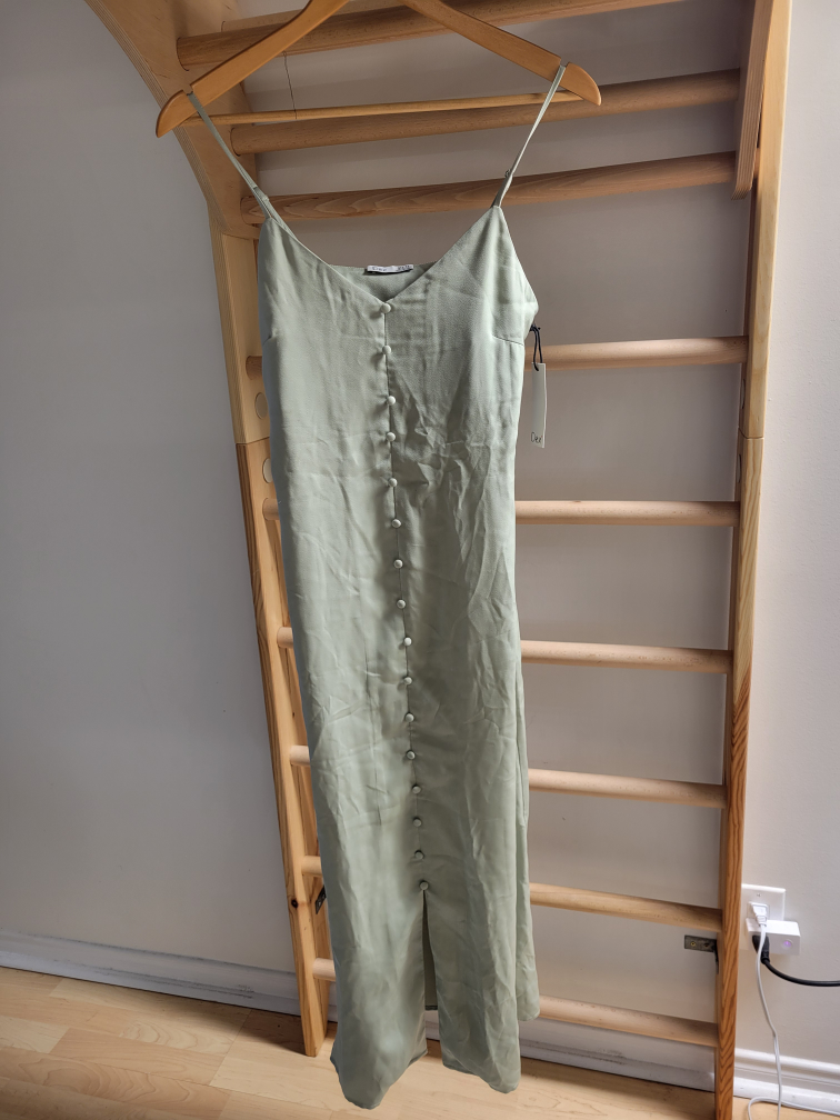 Dex Sage Green Dress - XS thumbnail
