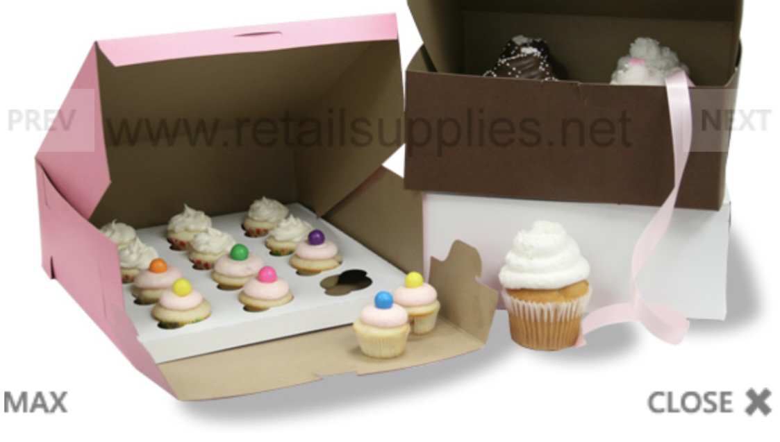 Pink cupcake boxes - photo 3