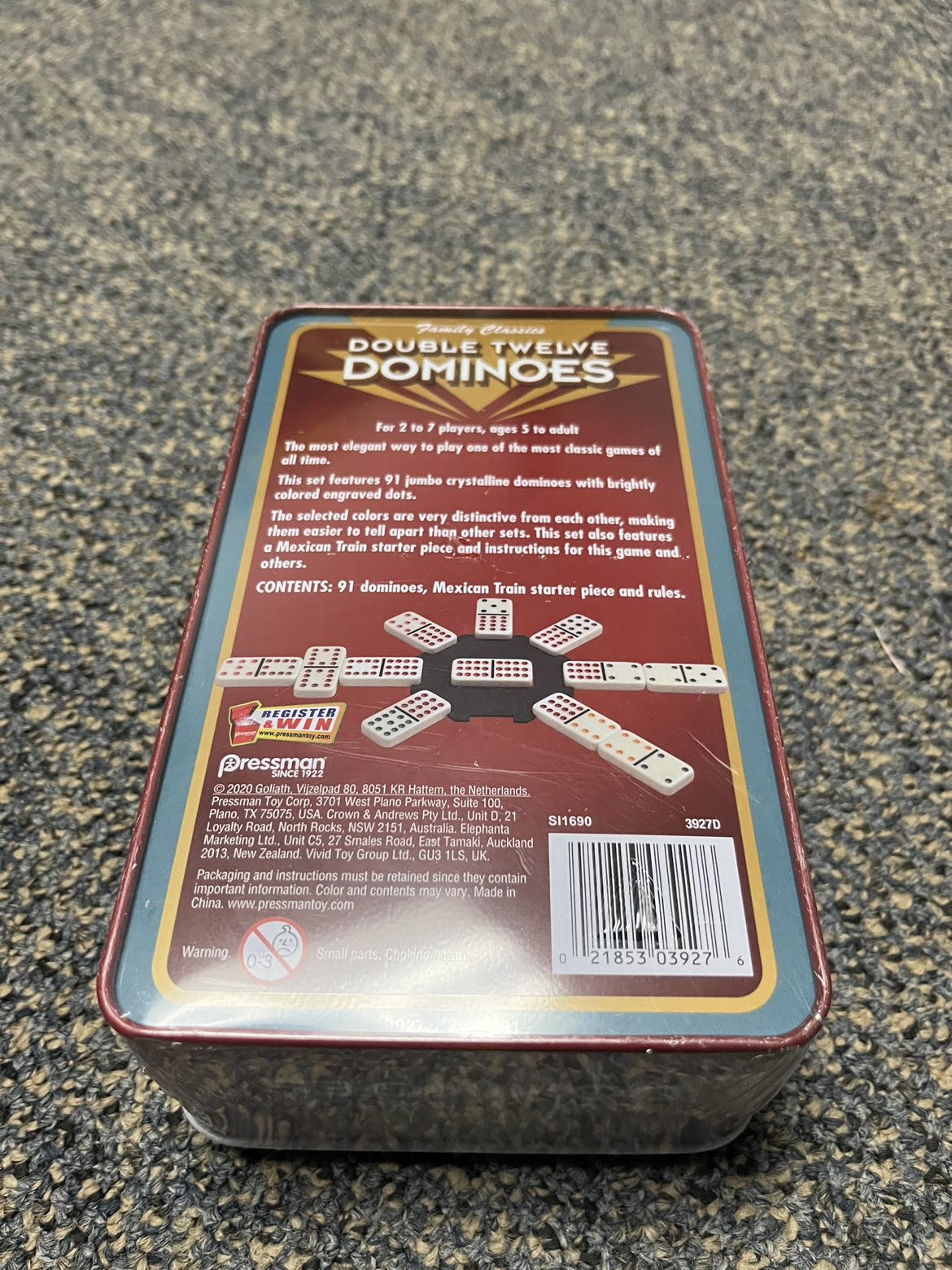 Brand new dominoes game jn tin - photo 2