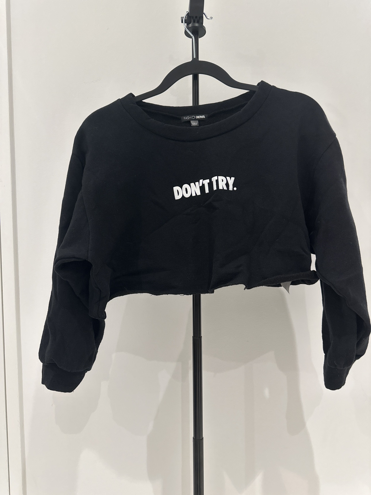 Black Crop Top (S)