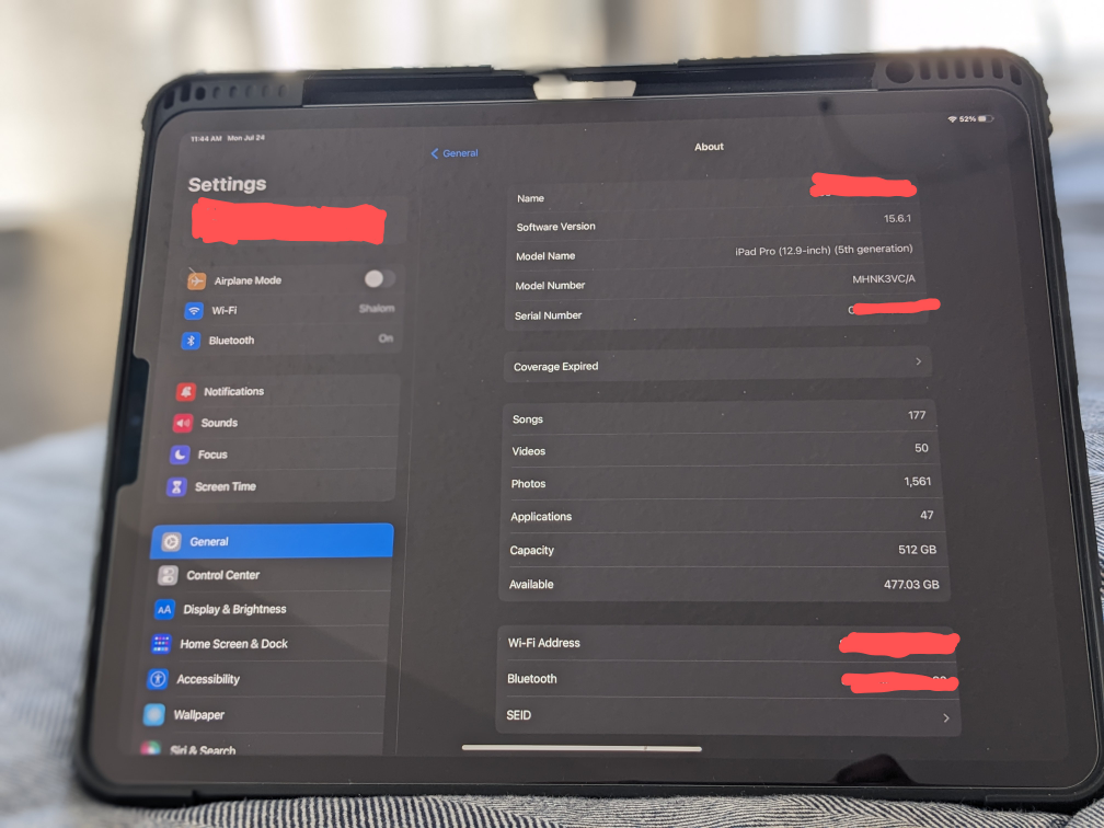 iPad Pro 12.9 5th Generation 512 GB with Pelican Case - photo 2