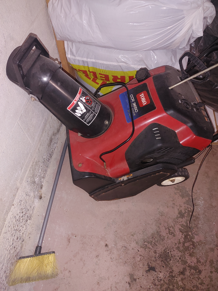 gas snow blower