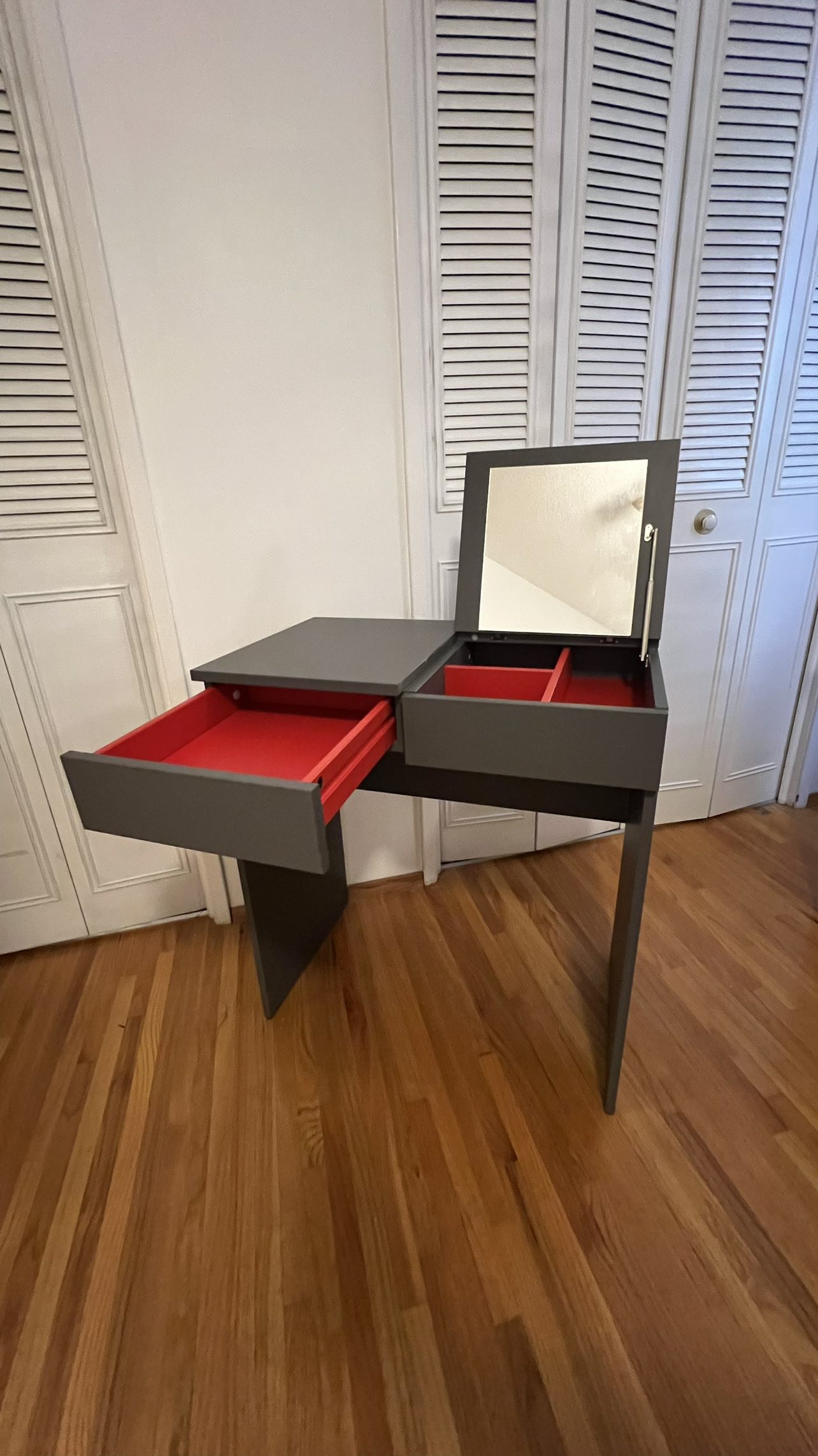 IKEA BRIMNES Vanity Table (Dark Grey)