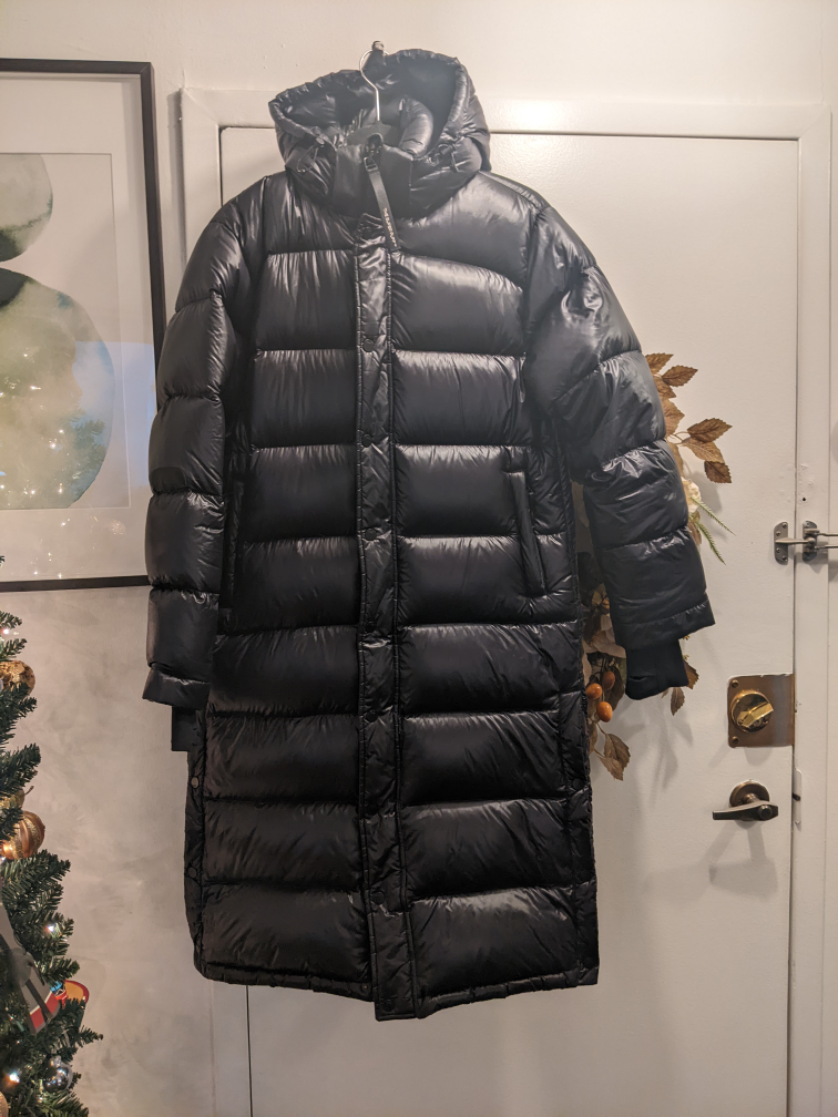 Aritzia The Super Puff Long Parka Jacket Black - photo 2