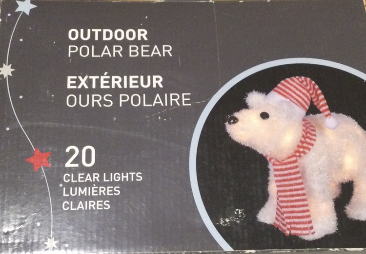 Polar Bear Christmas Decoration