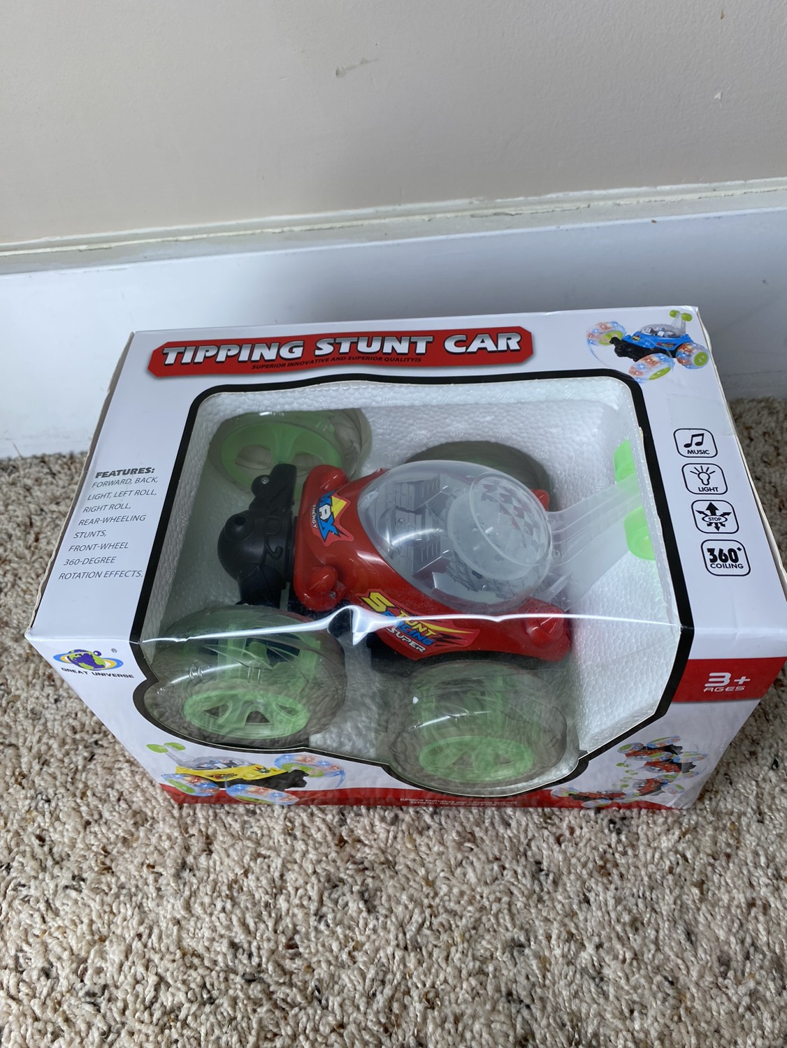 Tipping Stunt Car RC New