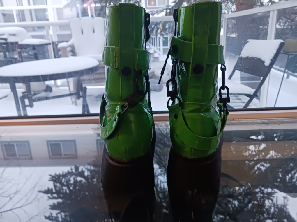 Green Combat Boots - photo 4