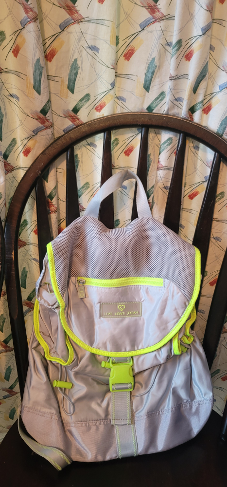 grey backpack - obo