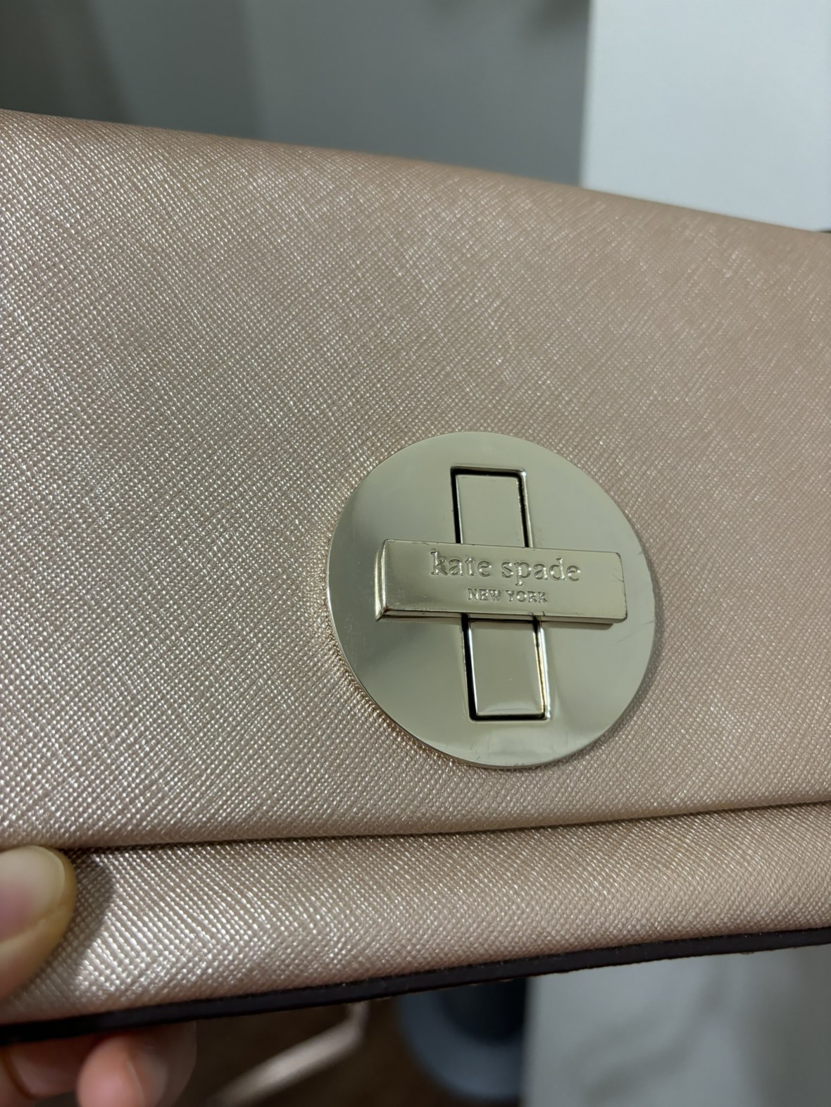 Kate Spade Crossbody Turnkey Small Purse Rose Gold - photo 5