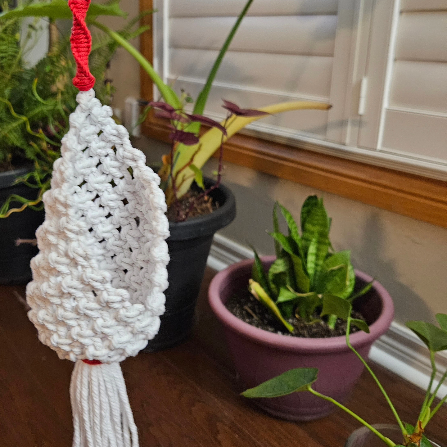 macrame wall hanger - photo 3