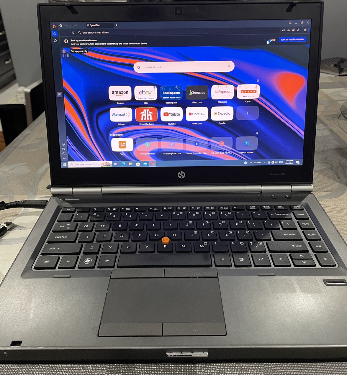 HP laptop EliteBook 8460w - photo 3