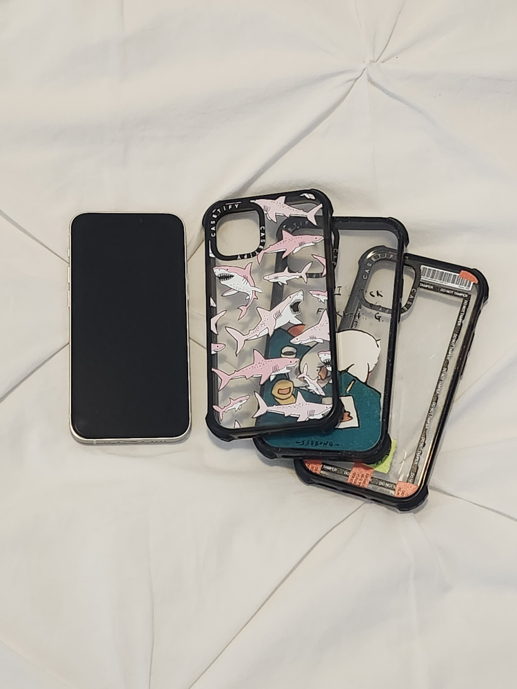 iPhone 12 mini and Casetify cases (including lightening cable) thumbnail