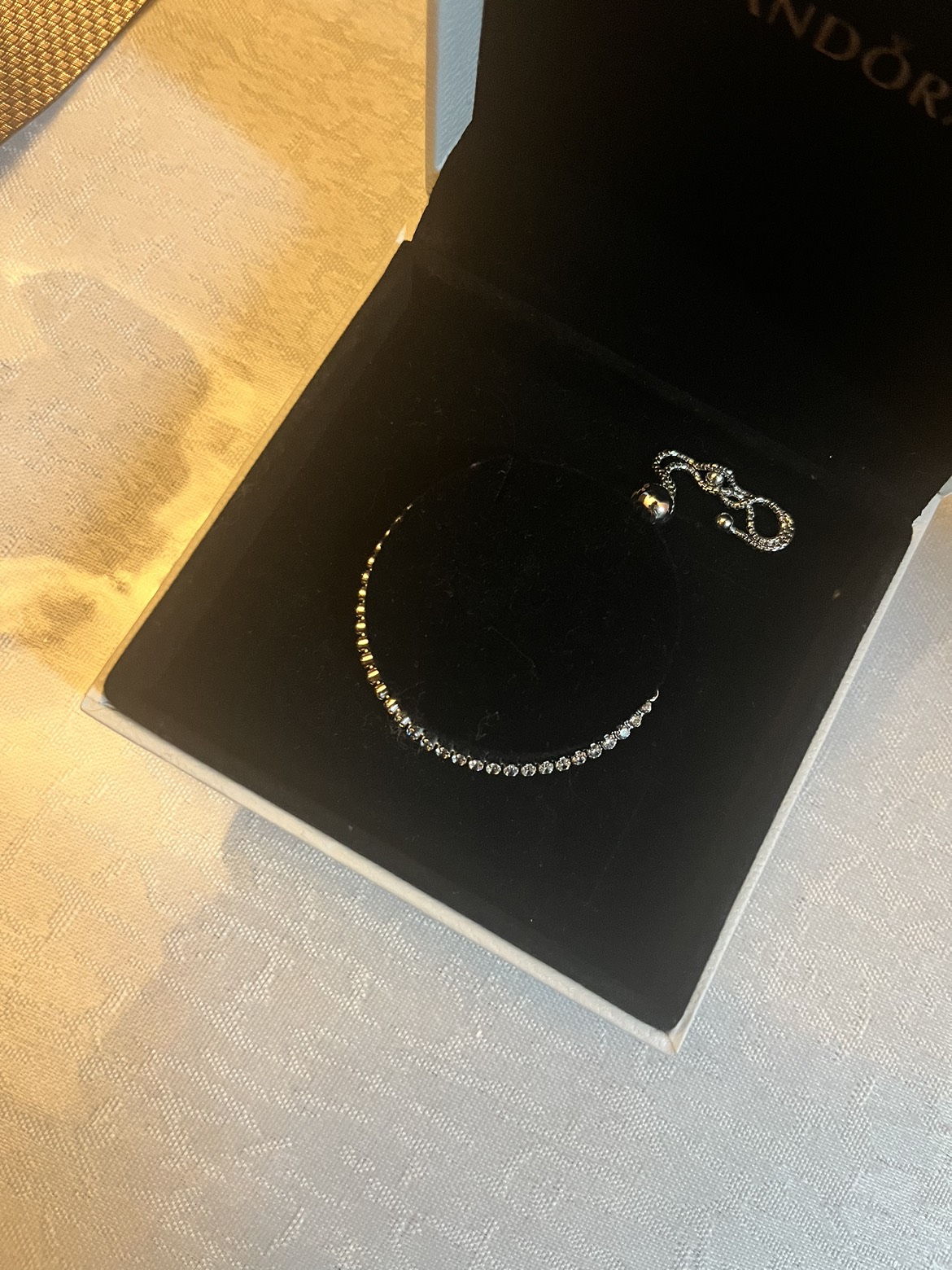 Pandora Sparkling Slider Tennis Bracelet thumbnail