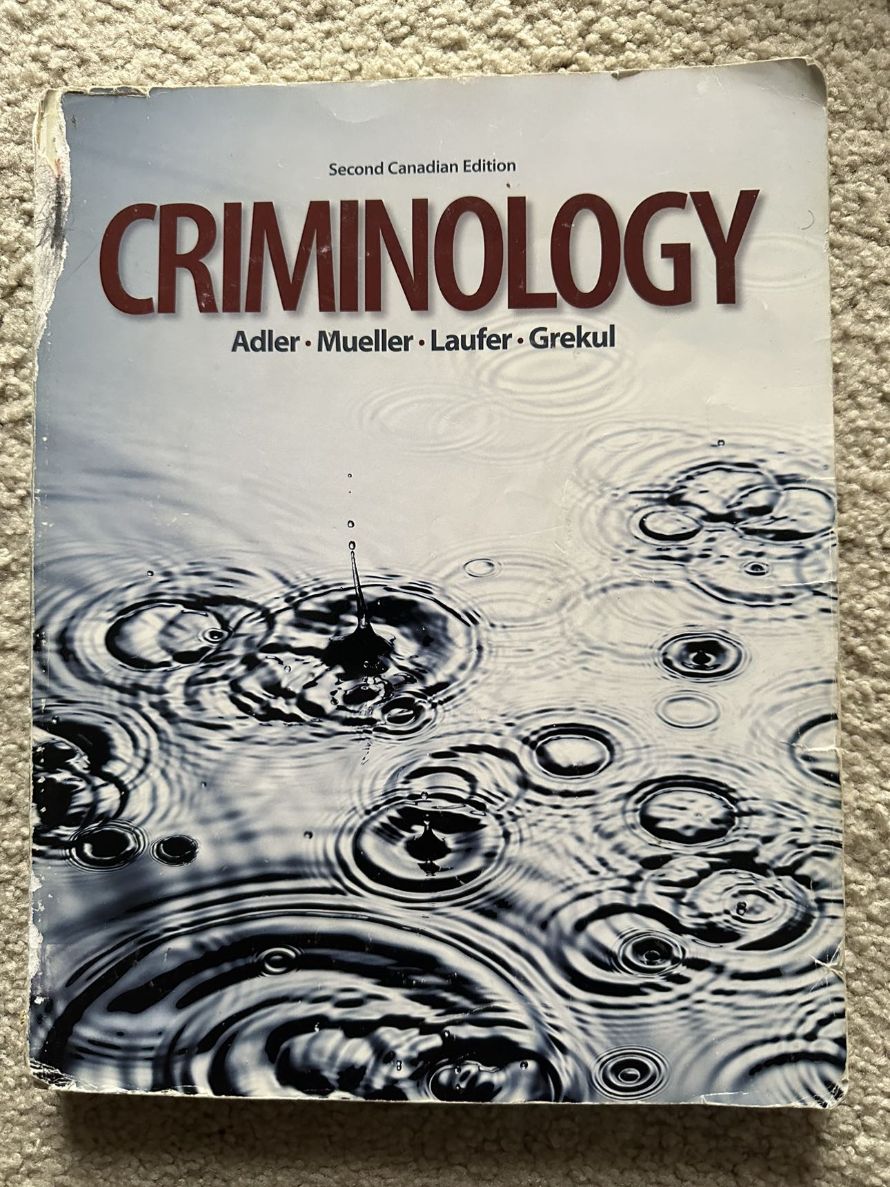 Criminology 2nd Canadian Edition