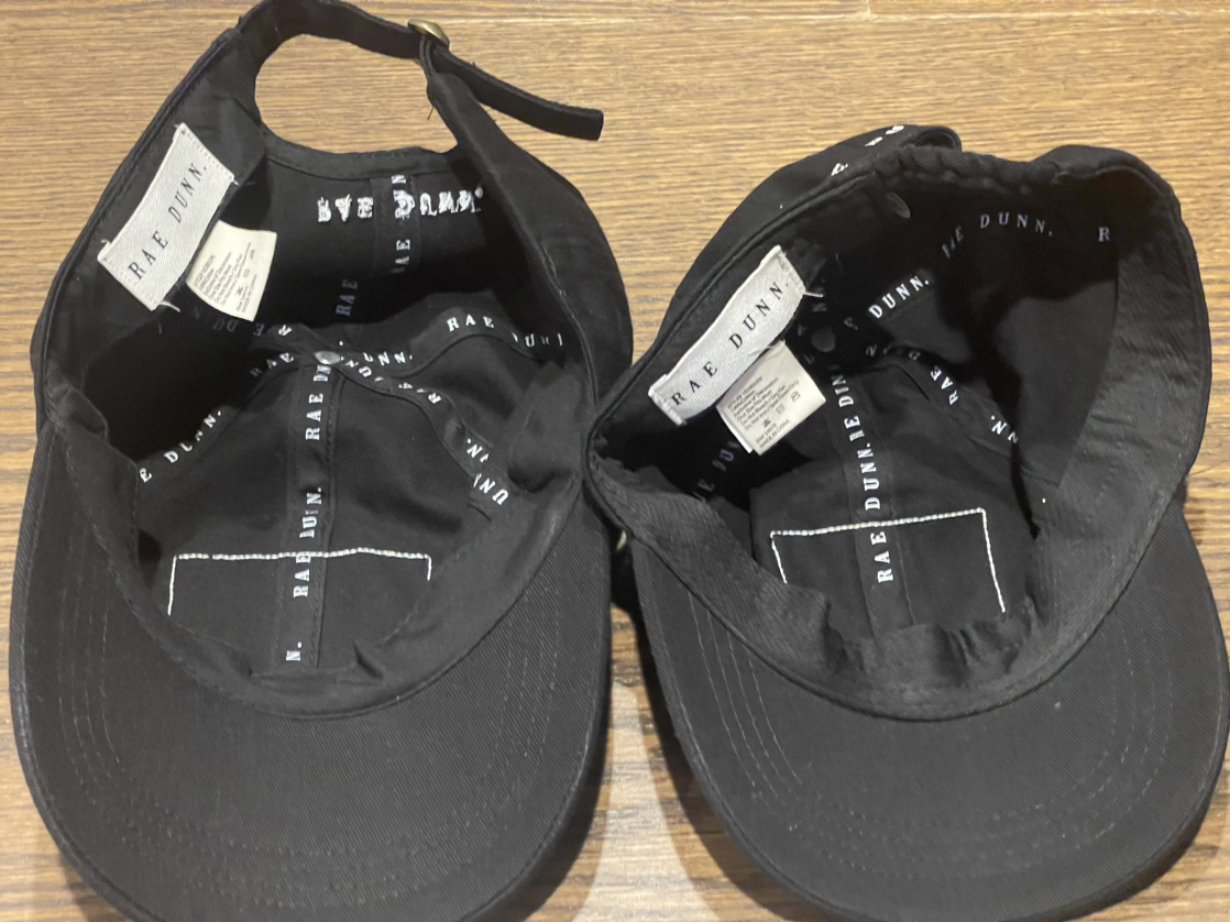 Mommy & Me Matching Strapback cap hat Rae Dunn black image indicator(2)