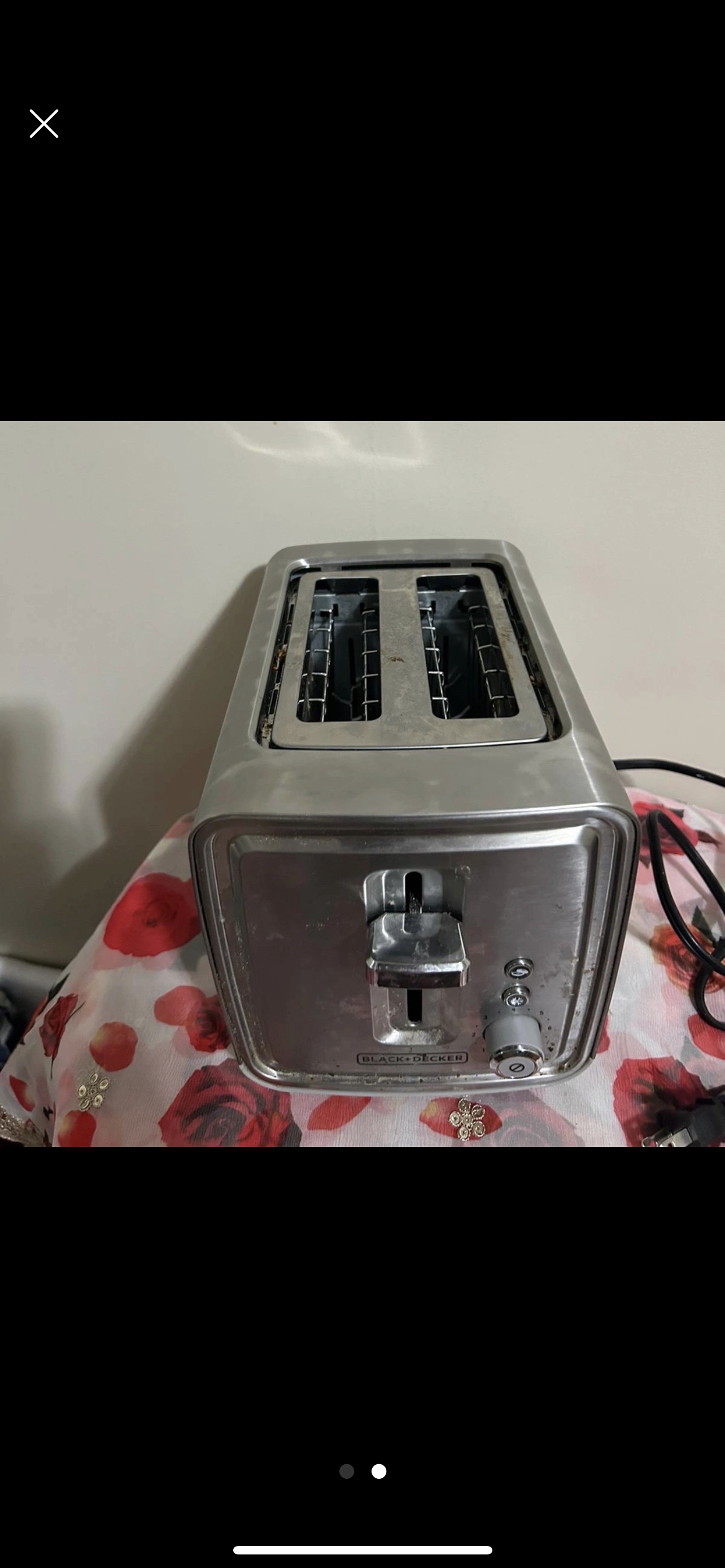 Black Decker Toaster $5 LAST PRICE !! thumbnail