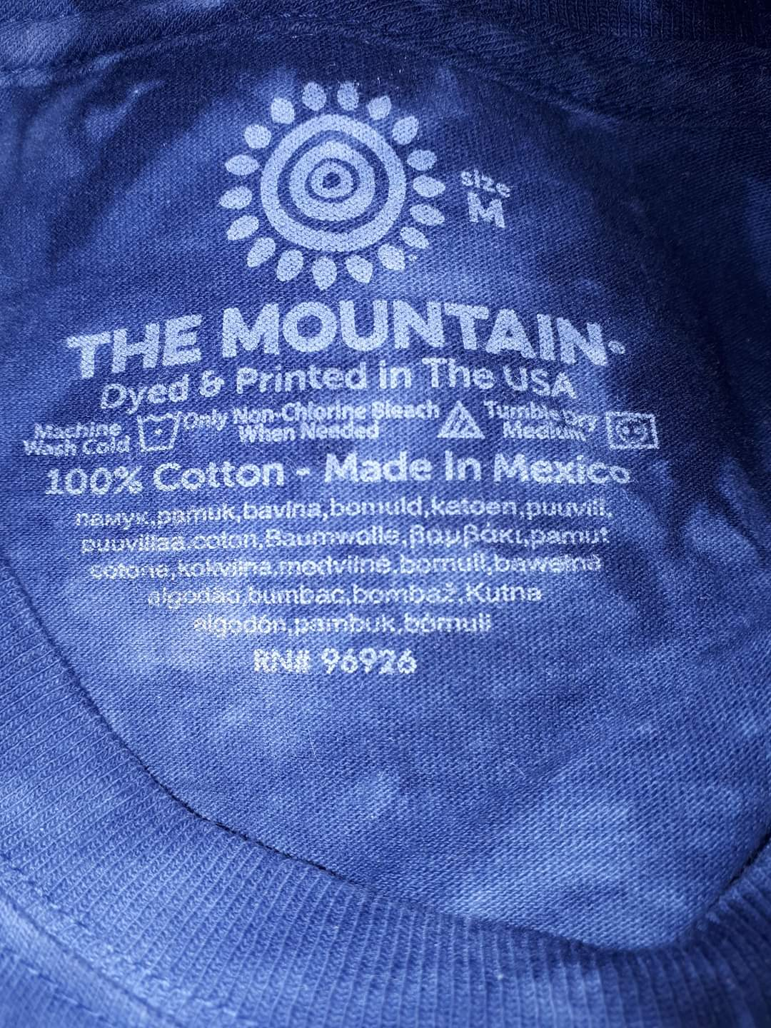 Tie Dyed Tee. BULLDOG with Headphones Graphic. #M #L image indicator(2)