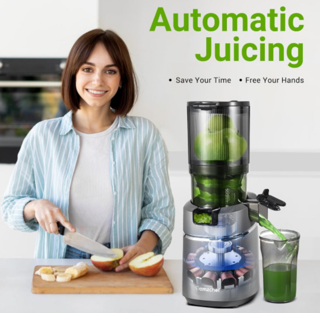 Automatic Slow Juicer | 1.8L Cap | Professional Juicer - photo 3