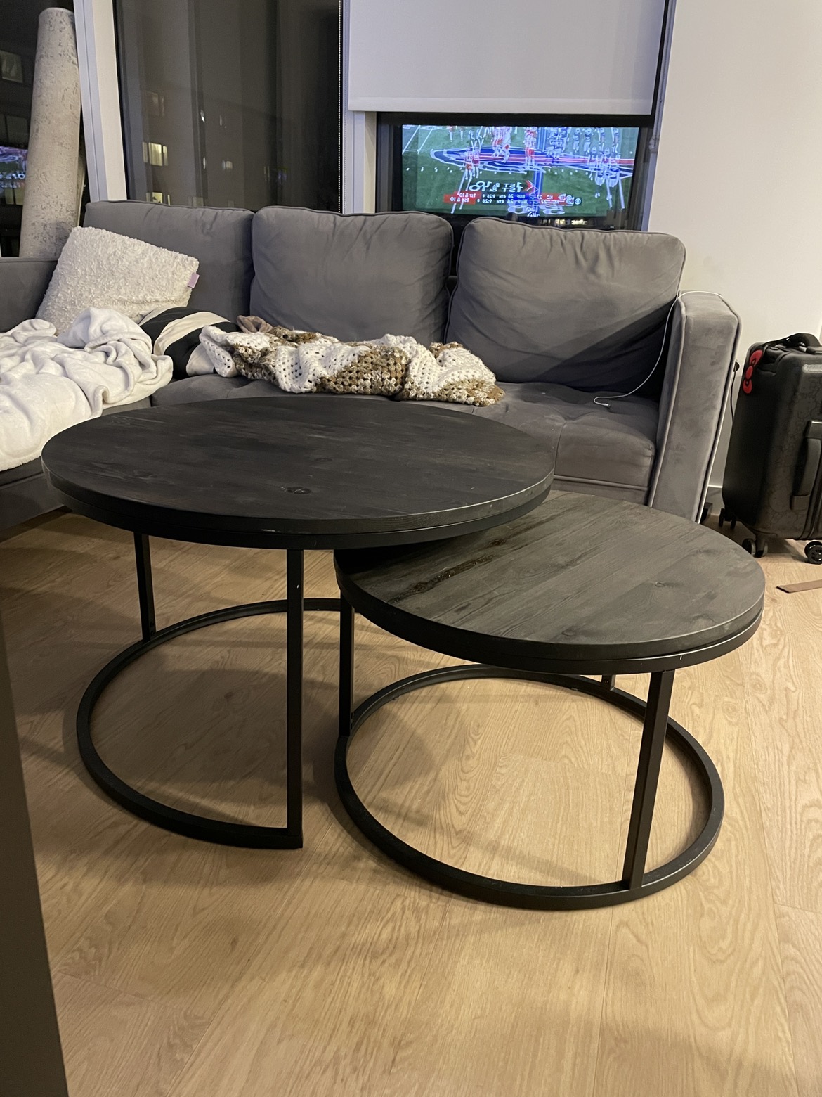 Bouclair Pine Wood Coffee Tables