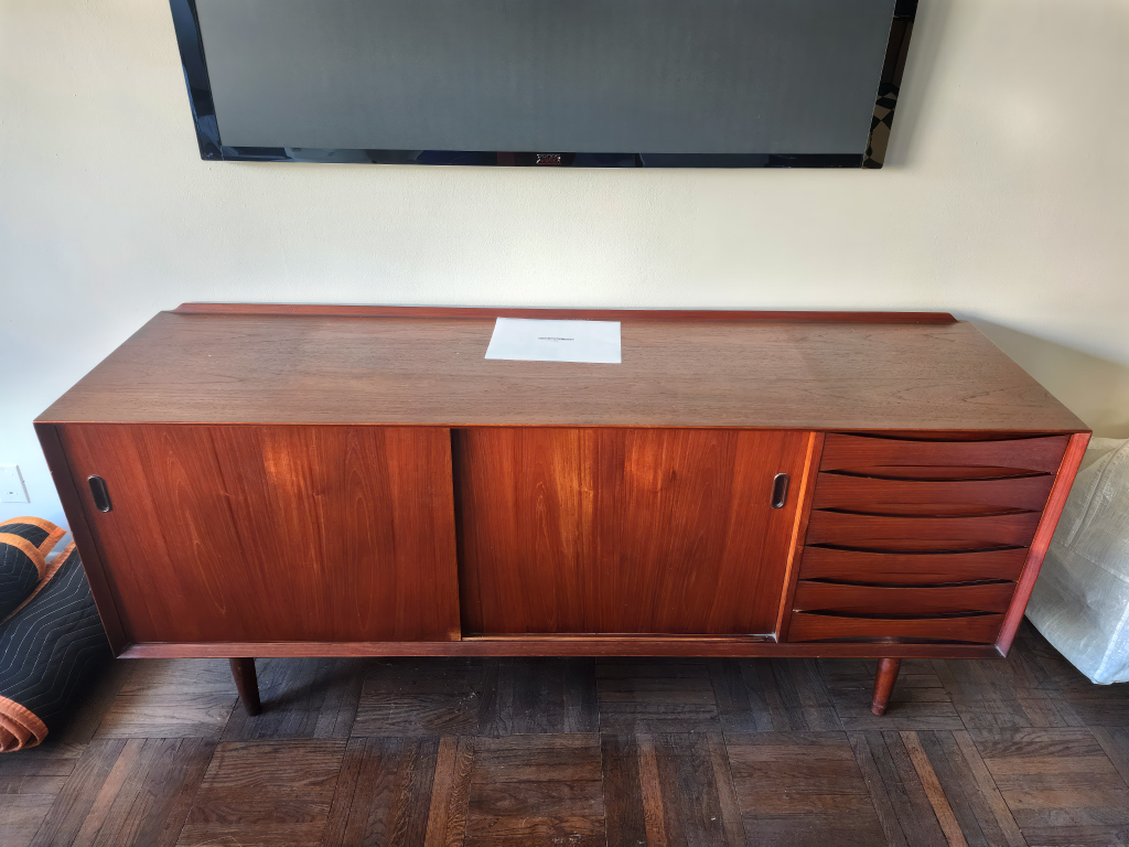 Arne Vodder Teak 60’s 70’s Credenza Sideboard or Bar Cabinet - photo 4