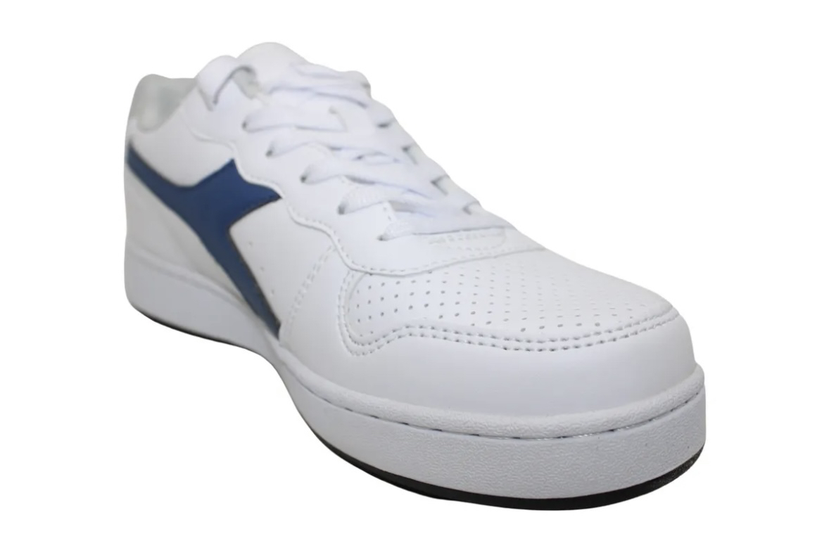 Diadora PLAYGROUND White/Dutch Blue Men Sneakers, Size US 11 - photo 2